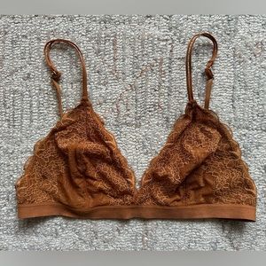 Madewell lace bralett, size large, pre-owned